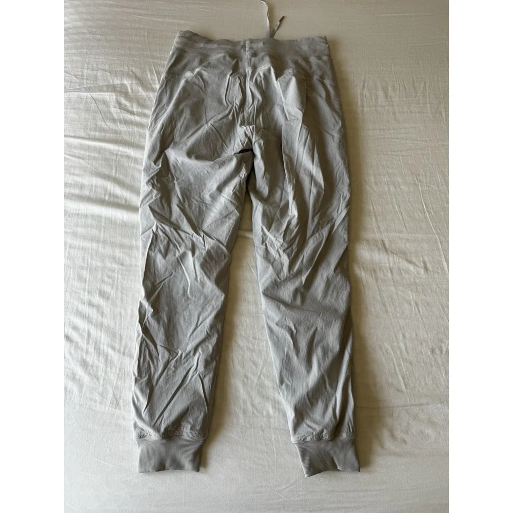 Lululemon Dance Studio Mid-Rise Jogger Sz 8 Full Length Dove Gray Lined NWOT